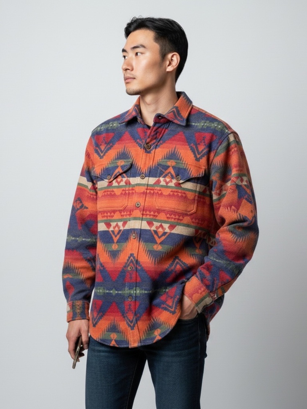 Polo Country Ralph Lauren Southwestern Jacquard Workshirt M Sold Out Waitlisted